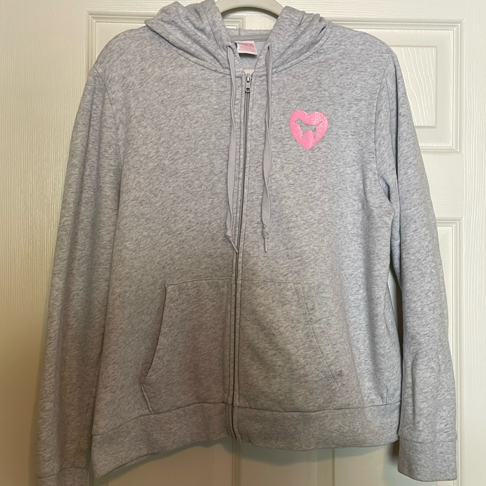 Women's PINK Zip Up Hoodie